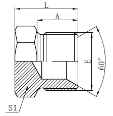 Zeichnung der Hydraulikstecker